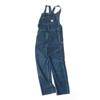 carhartt / Washed Denim Bib Overall W : 32
