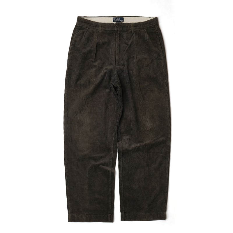 【日本製】90s〜 Polo Ralph Lauren slacks 90's~ Polo by Ralph Lauren 2 tuck chino trousers