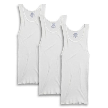 FRUIT OF THE LOOM / 3 Pack Tag-Free A-Shirts