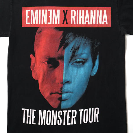 Eminem × Rihanna / 2014 The Monster Tour S/S Tee
