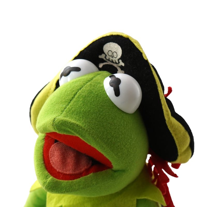 Kermit the Frog / Vintage, Plush Toy 