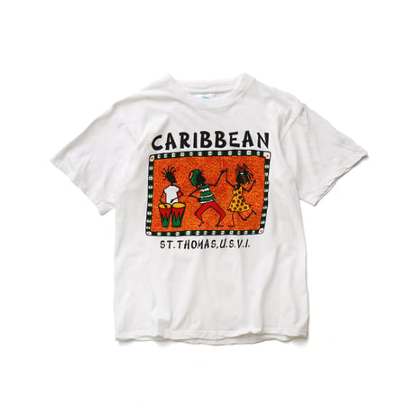 St. Thomas U.S.V.I / Vintage, Souvenir S/S Tee "Caribbean"