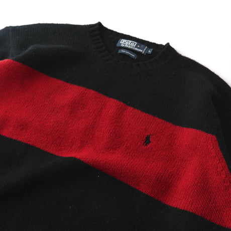 Polo Ralph Lauren / Vintage, Lamb Wool Knit Crewneck Sweater