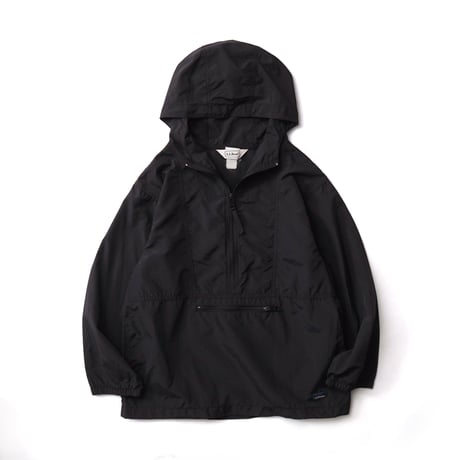 L.L. Bean / Vintage, Nylon Half Zip Reflective Hooded Anorak