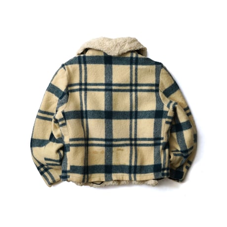 Woolrich / Vintage, Sherpa Boa Liner Plaid Wool Jacket