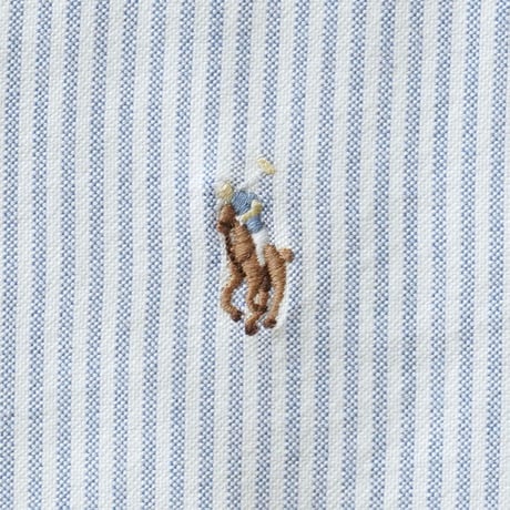 【Kids】Ralph Lauren / Striped Cotton Oxford B.D. L/S Shirt