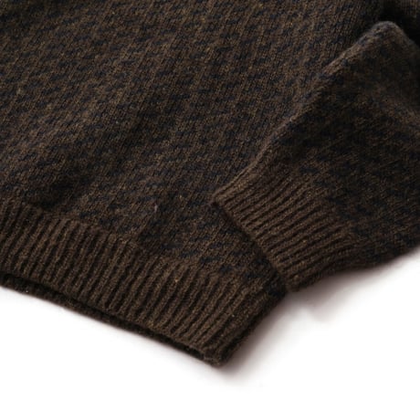 L.L. Bean / Birds Eye Wool Knit Crewneck Sweater