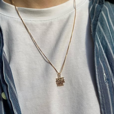 IN-PUT-OUT / "DON’T THINK FEEL" Necklace Silver925