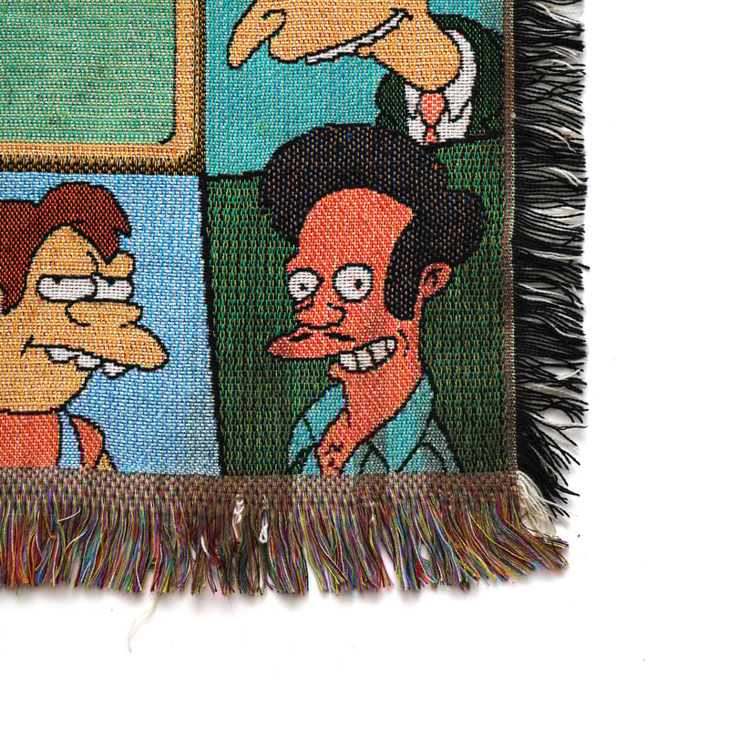 The Simpsons / Vintage, Woven Tapestry Fringe T