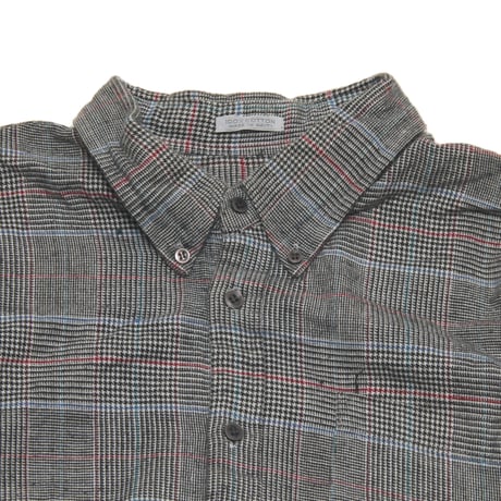 90's Vintage, Glen Plaid B.D L/S Shirt