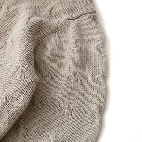 Pringle Of Scotland / Vintage, Line Ribbed Cotton Crewneck Knit