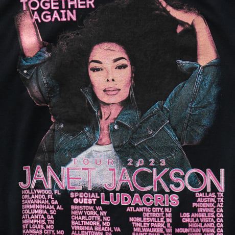 Janet Jackson / Together Again Tour 2023 S/S Tee
