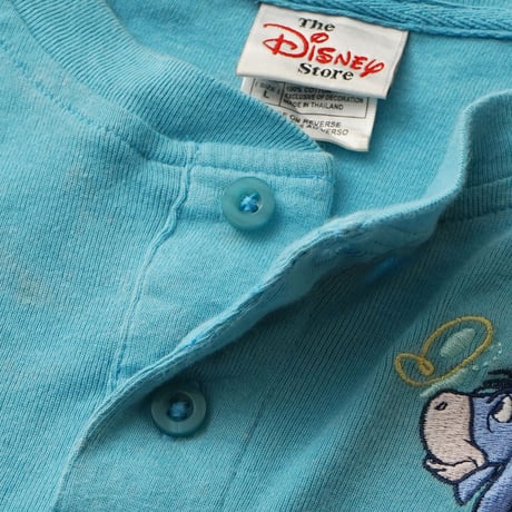 Winnie-the-Pooh / Vintage, Eeyore Henley-Neck S/S Tee