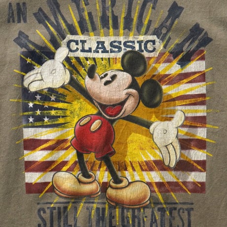 Disney / Vintage, Walt Disney World Ringer S/S Tee "Retro Mickey Mouse"