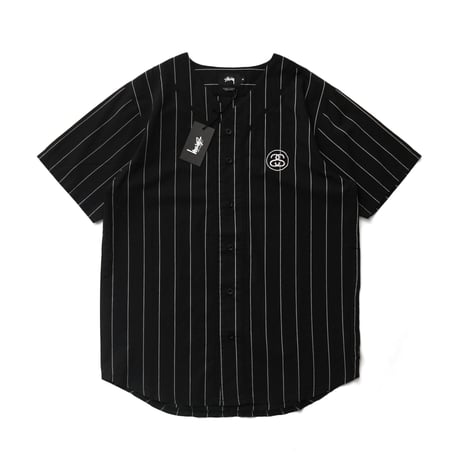 Stussy / Vintage, Stripe Poplin Baseball Jersey