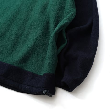 Vintage, Quarter Zip Fleece Jacket