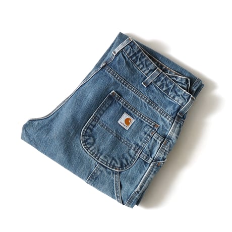 carhartt / Washed Denim Dungarees