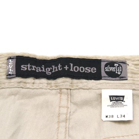Levi's / 90's Vintage, Silver Tab Corduroy Jeans "straight+loose"