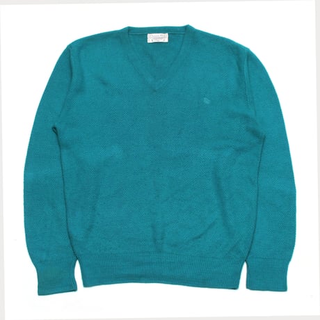 Christian Dior / 80 - 90's Vintage, Knit V-Neck Sweater