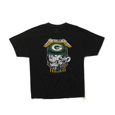 Metallica × Green Bay Packers / Bootleg Mash-Up, S/S Tee