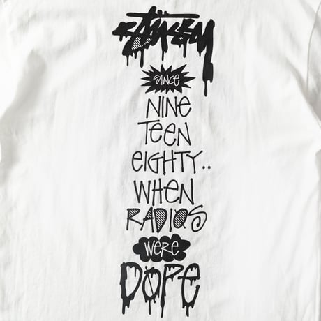 Stussy / Vintage, Radio Were Dope L/S Tee