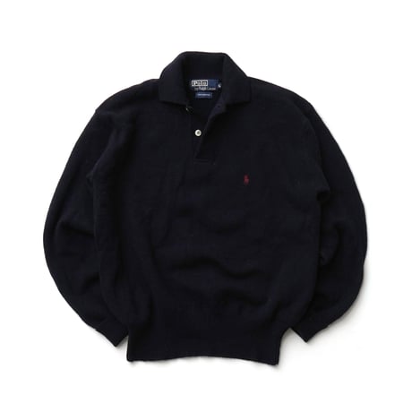 Polo Ralph Lauren / Vintage, Lamb Wool Knit L/S Polo