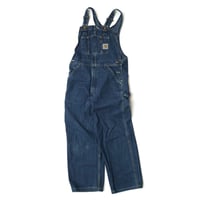 carhartt / Washed Denim Bib Overall W : 30