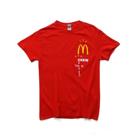 Cactus Jack × McDonald's / Travis Scott Meal Crew S/S Tee