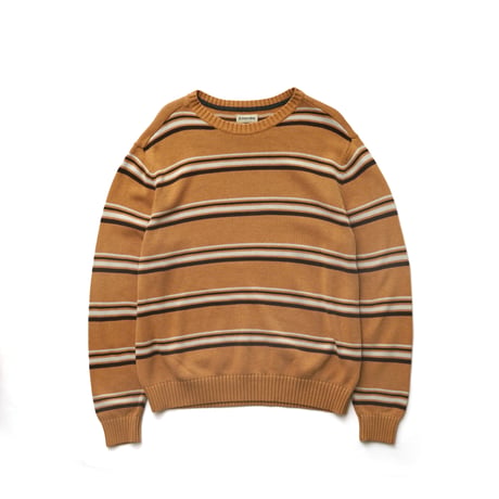 St. John's Bay / Striped Cotton Knit Crewneck Sweater