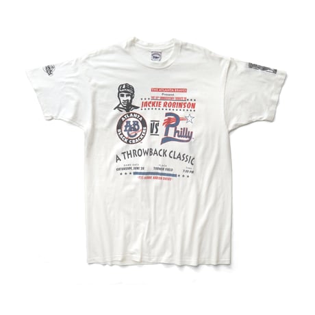 Atlanta Braves / Vintage, Jackie Robinson 50th Anni S/S Tee "vs Philadelphia Phillies"