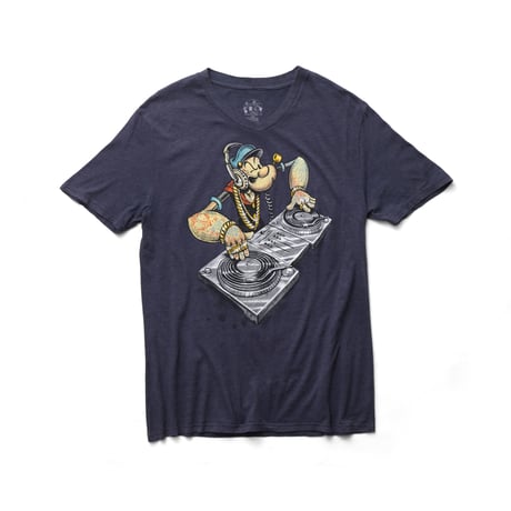 Popeye / Turn Up DJ Heather V-Neck S/S Tee