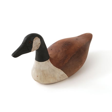 French Broad River Decoy Company / Vintage, Wood Duck Decoy "1985, Signed R. Livingston"