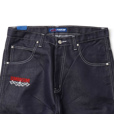 Shady Ltd Eminem / Vintage Bootleg, Shiny Denim Painter Pant W : 34