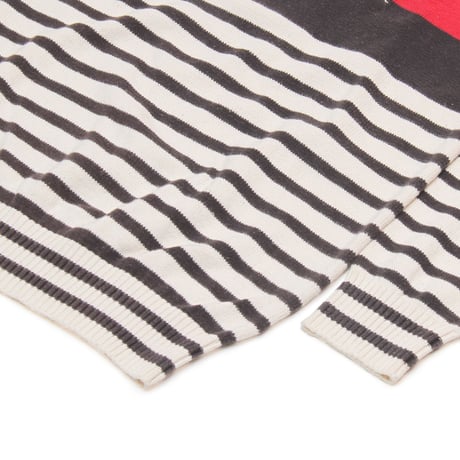 TOMMY HILFIGER / 90's Vintage, Flag Striped Knit Crewneck