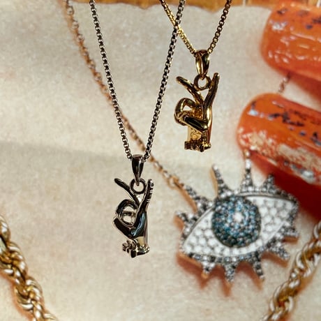 IN-PUT-OUT / "PEACEBOY" Necklace K18GP / Silver925