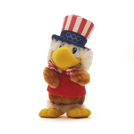Sam The Olympic Bird / 80's Vintage, Plush Toy