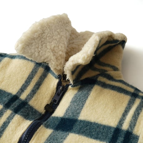 Woolrich / Vintage, Sherpa Boa Liner Plaid Wool Jacket
