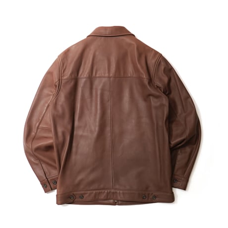 Polo Ralph Lauren / Vintage, Bradford Windbreaker Lamb Leather Jacket