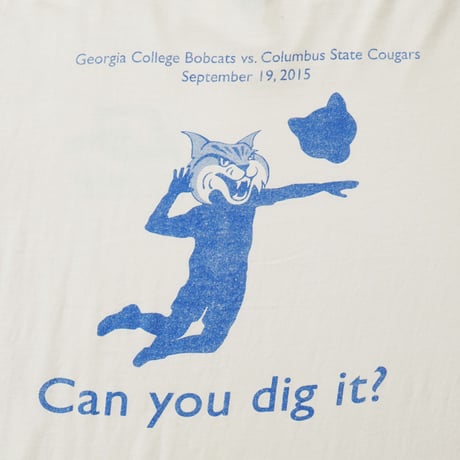 Georgia College / Can You Dig It? S/S Tee "Georgia College Bobcats vs Columbus State Cougars"