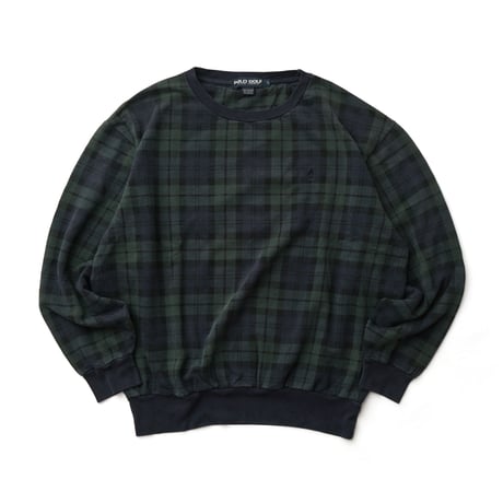 Polo Golf by Ralph Lauren / Vintage, Black Watch Crewneck Sweatshirt