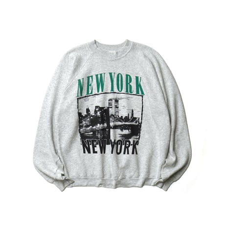 New York / Vintage, Souvenir Crewneck Sweatshirt "Brooklyn Bridge"