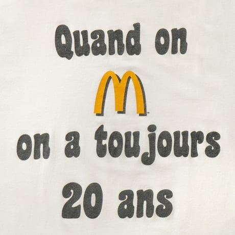 McDonald / a toujours 20 ans S/S Tee