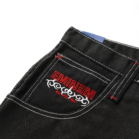 Shady Ltd Eminem / Vintage Bootleg, Shiny Denim Painter Short