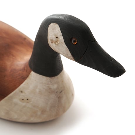 French Broad River Decoy Company / Vintage, Wood Duck Decoy "1985, Signed R. Livingston"