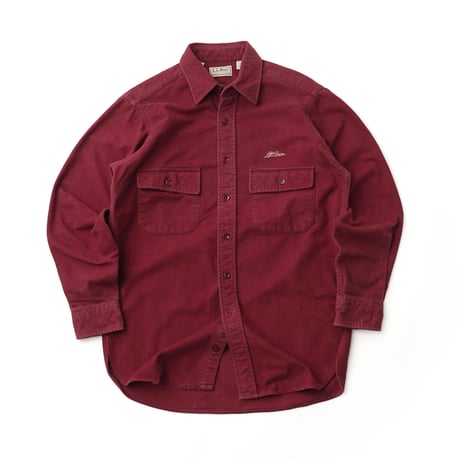 L.L. Bean / Vintage, Flannel L/S Shirt "Chamois Cloth Shirt"