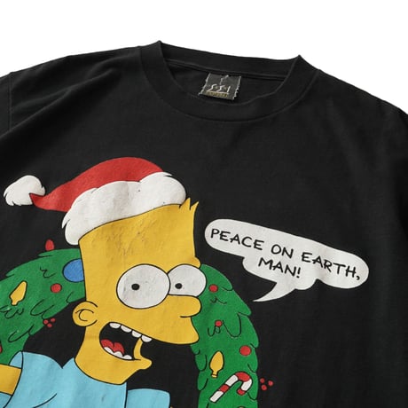 The Simpsons / Vintage, Bart Santa S/S Tee
