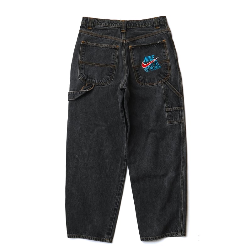 【90s NIKE bootlegs】ワイド ペインターデニム ショーツ 90s NIKE bootlegs】ワイド ペインターデニム ショーツ