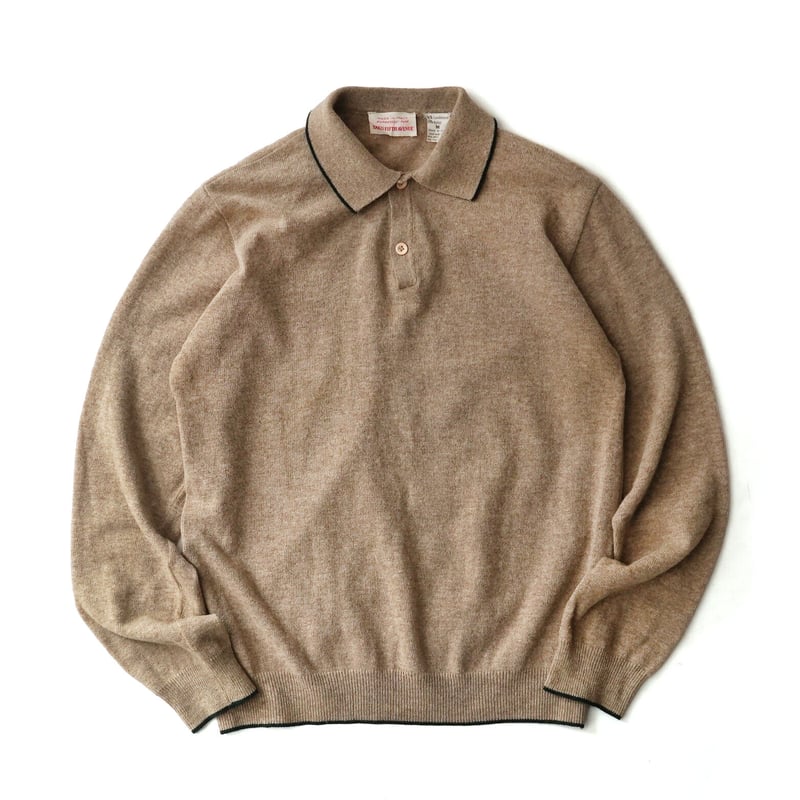 Saks Fifth Avenue / Vintage, Wool Knit Polo L/S 