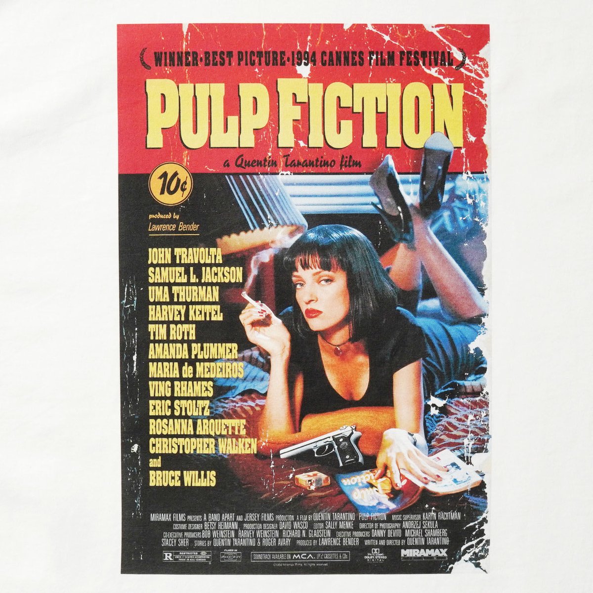 当時物】90s PULP FICTION ORIGINAL POSTER 当時物】90s PULP FICTION