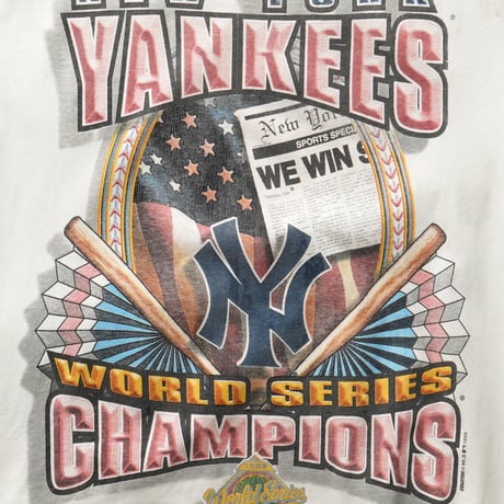 New York Yankees / Vintage, World Series Champions 1996 S/S Tee